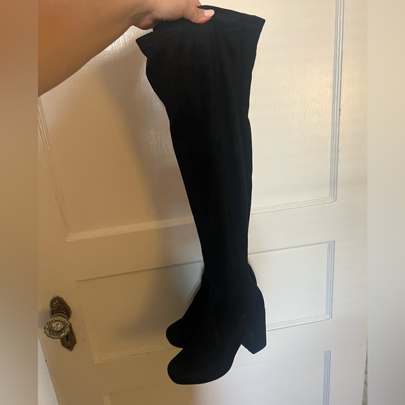 Shoes - Black Over-the-Knee Boots